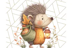 Cottagecore Halloween Clipart Cozy PNG, Autumn Fall Png Product Image 5