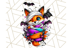 Pumpkin Party Halloween Clipart PNG, Cute Spooky Elements Product Image 5