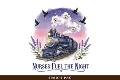 Dark Academia Nurse Sublimation Design Product Image 1