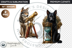 Watercolor Mystic Wols Fantasy Clipart PNG Graphics Product Image 1