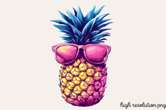 Pink Summer Sublimation Clipart PNG Product Image 1