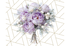 Whimsy Winter Florals Clipart PNG, Christmas Png Clipart Product Image 5