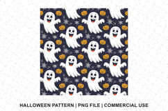 Halloween Boo Pattern Png | Sublimation | Digital Paper Product Image 1