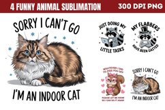 Funny Animal Sublimation PNG Product Image 1