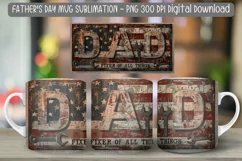 sublimation coffee mug design for handyman dad