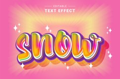 Editable Text Effect for Illustrator. Vector Graphic styles Product Image 1