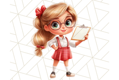 Teacher at Work Clipart, Teaching PNG, School Graphics Product Image 9