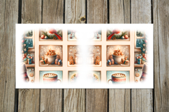 Christmas collage | 4 retro Sublimation Mug designs P2 Product Image 5