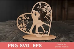 heart of lovers svg, valentine's day svg, valentine svg, Product Image 1