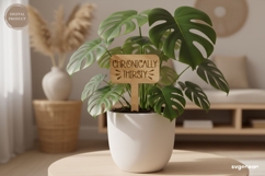 Wooden Plant Tag Laser Cut | Herb Label | SVG Product Image 1