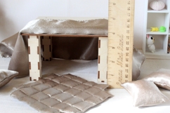 Miniature kotatsu table, traditional Japanese warm heated Product Image 9