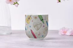 Indie Study Session Seamless Pattern, Digital Papers Product Image 9