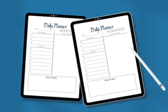Sleek Digital Daily Planner Template Canva | Editable Daily Product Image 3
