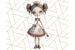 Creepy Dolls Clipart PNG Haunted Toy Characters Product Image 5