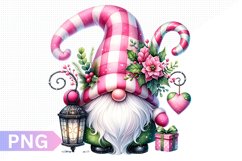 Christmas Gnome Sublimation, Clipart PNG Design Product Image 1