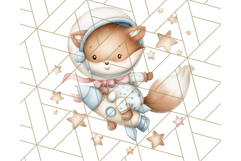 Kawaii Space Creatures Clipart PNG, Galaxy Alien Clip Art Product Image 5
