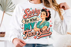 Sorry My Face Said PNG Product Image 1