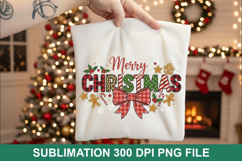 Merry Christmas Sublimation - Christmas PNG Design Product Image 1
