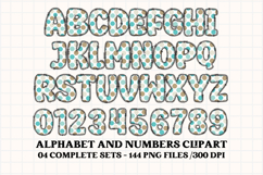 Baby Boy Digital Papers, Baby Boy doodle letters Product Image 4