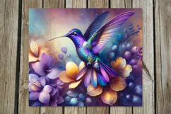 Hummingbird | 4 skinny tumbler Sublimation designs PL Product Image 5