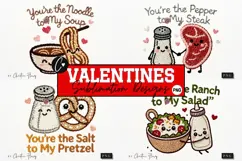 Funny Valentine PNG Faux Latch Hook Yarn - 4 Designs Product Image 1