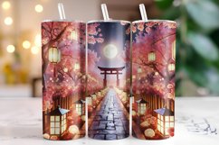 Cherry Blossoms Tumbler Wrap | Sublimation | Tumblers Product Image 1