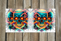 Skulls and flowers | Halloween Sublimation Mug design bundle Product Image 9
