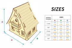 Fairy dollhouse - laser cut fies, SVG plan Fantasy dollhouse Product Image 2