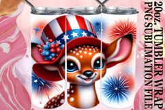 Magical Nights 20oz tumbler wrap, USA Animals Product Image 1