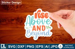 Motivational sticker design, Inspirational sticker design Product Image 1