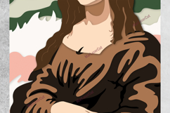 Multilayer Mona Lisa Laser Cut 3D File Mandala SVG Art DXF Product Image 4