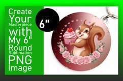 Dynamic Circle Design Coaster Template , Valentines Product Image 1