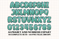 Ocean Nautical png alphabet, ocean nautical letters doodle Product Image 3