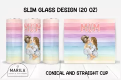 Mother's Day Skinny Tumbler sublimation designs #9 Product Image 1