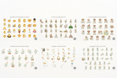 Spring &amp; Easter Animals Clipart Huge Bundle - Spring Clipart Product Image 5