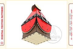 Christmas_gift_box_V6 - laser cut file - Glowforge ready SVG Product Image 9