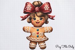 Gingerbread Man Clipart Bundle PNG Product Image 14