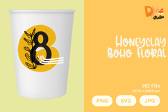 Honeyclay Boho Floral Monogram Product Image 1