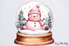 Pink Christmas Clipart PNG Product Image 1