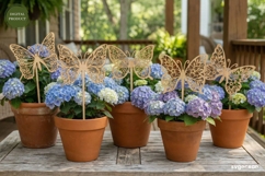 Butterflies Garden Stakes SVG Bundle | Glowforge | Laser Cut Product Image 2