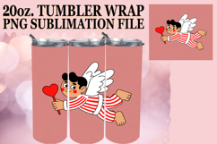 Uplifting Gift 20oz tumbler wrap, Cupid Product Image 1