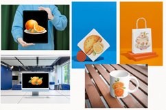 Happy Orange Watercolor 44 Cliparts Collection Product Image 9