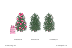 Mom and Baby Christmas Clipart Set Product Image 7