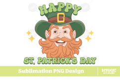 Happy St Patrick&#039;s Day PNG DTF Irish Lucky Leprechaun Beer Product Image 1
