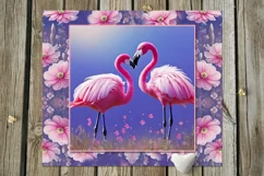 Flamingo | 14 straight skinny tumbler Sublimation designs Product Image 9