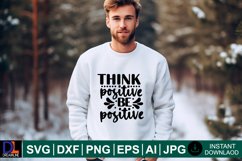 Positive saying SVG Design, Motivational quotes SVG Design Product Image 1