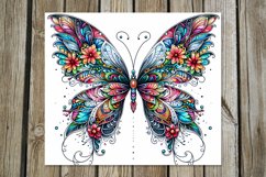 Magic Butterfly | skinny tumbler Sublimation design bundle Product Image 9