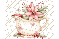 Christmas Cottagecore Kitchen Clipart PNG, Holiday Decor Product Image 5
