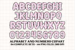 Baby Girl Alphabet, baby girl letters doodle, baby clipart Product Image 3