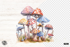 Gingham Mushroom Png - Mushroom Clipart Product Image 1